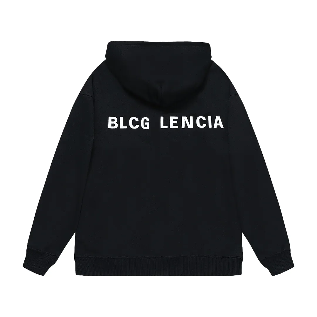 BLCG LENCIA Unisexe Automne Hiver Oversize Hoodies Hommes Carbonisé Compact Spinning Tissu Garde-robe Essentials Sweats Chauds Plus La Taille Marque Vêtements BLCG690