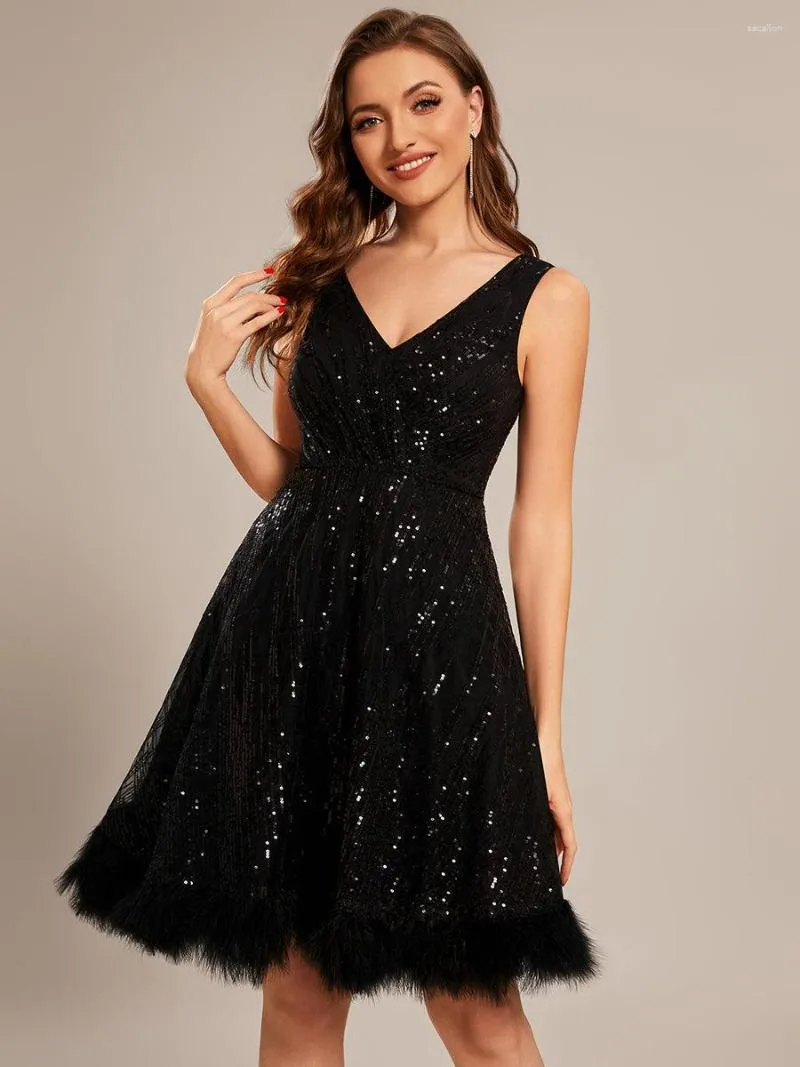 open lace back dress A-Line Party Dress Long Party Dresses Open Back Short Homecoming Dress –  vivymakudress main image 0