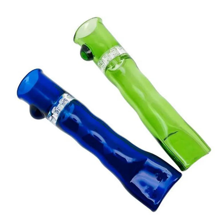 Colorful Glass Pipes Dry Herb Tobacco Snowflake Screen Filter Handpipes Portable Easy Clean Catcher Taster Bat One Hitter Smoking Cigarette Holder Straw Tips