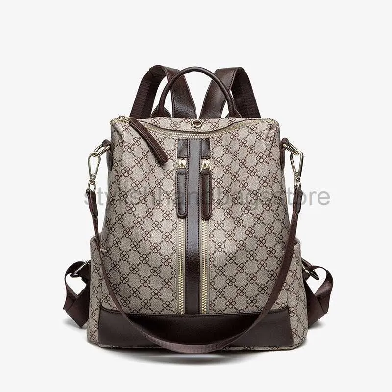 Designer Bag Backpack Style Fashion Designer Brand Herr- och kvinnors skolväska Youth Girls 'College Pu Leather Travel BagbackPackStylishhandbagsstore