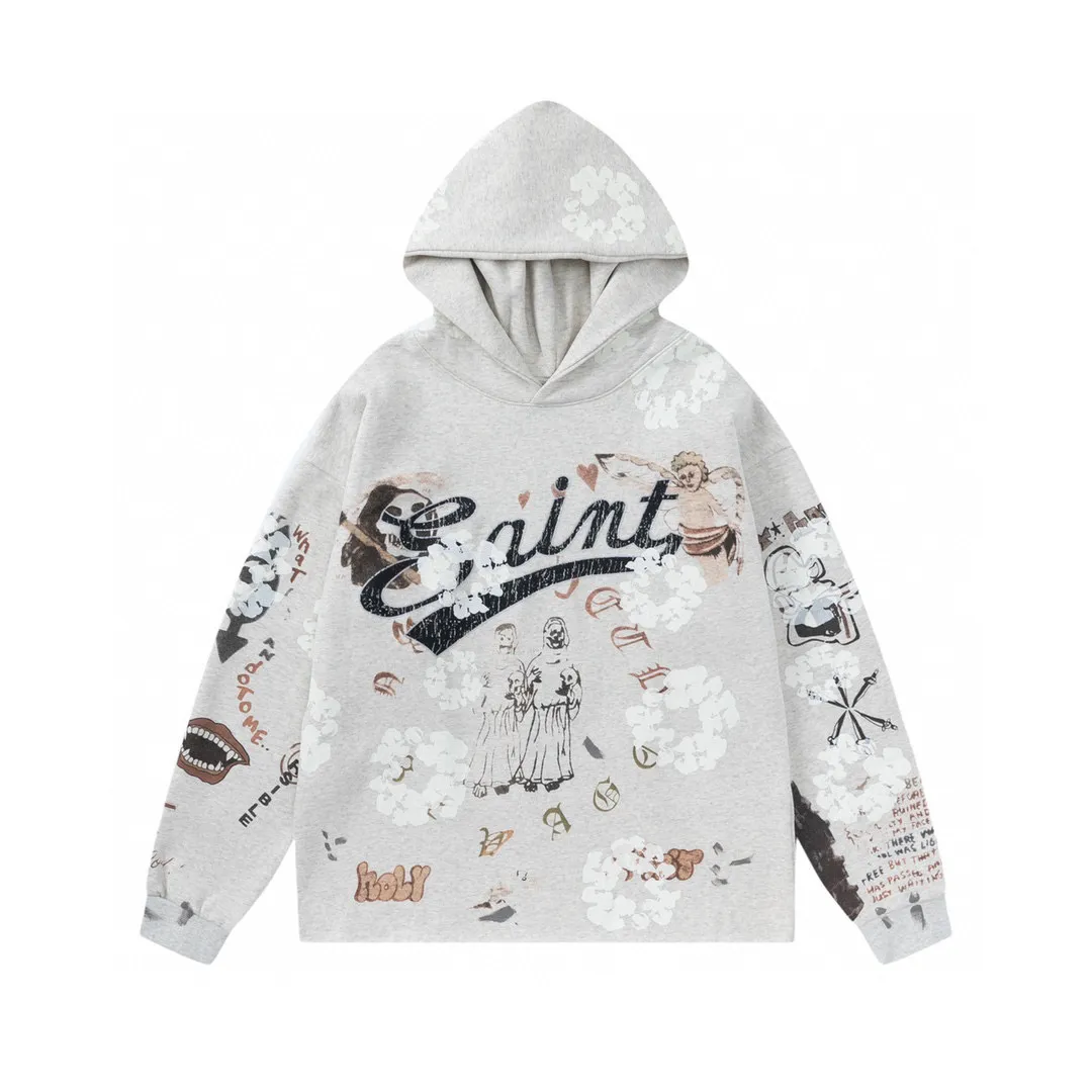 Graffiti hoodie men sales