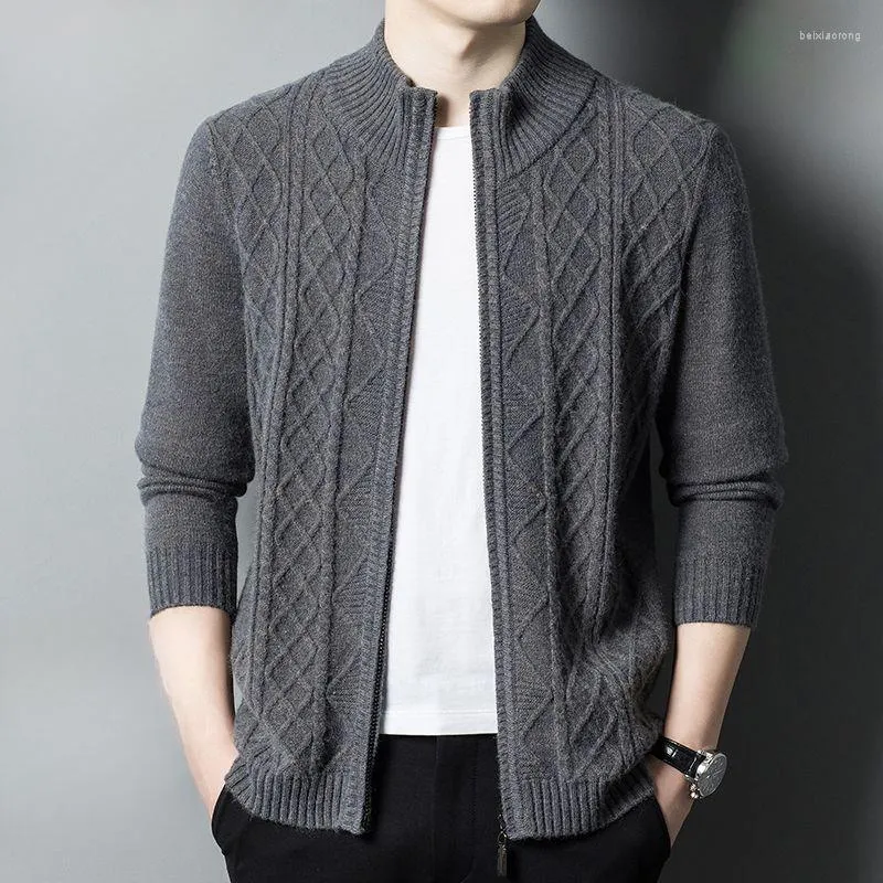 Mens slim 2025 fit cardigan sweaters