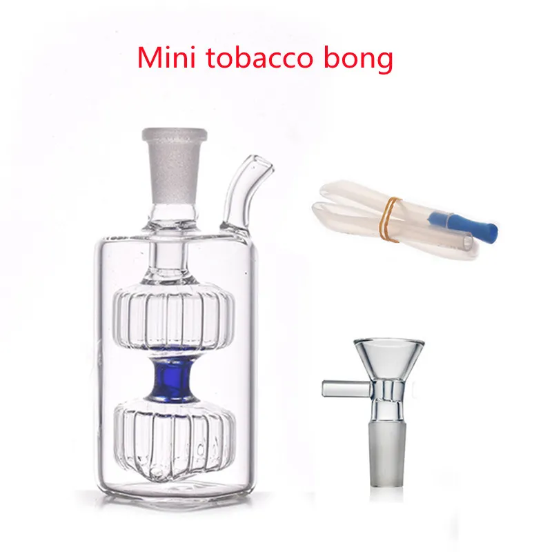 10 mm weibliches Quadratglaswasser Tabak Dab Rig Bong mit 10 mm rauchen