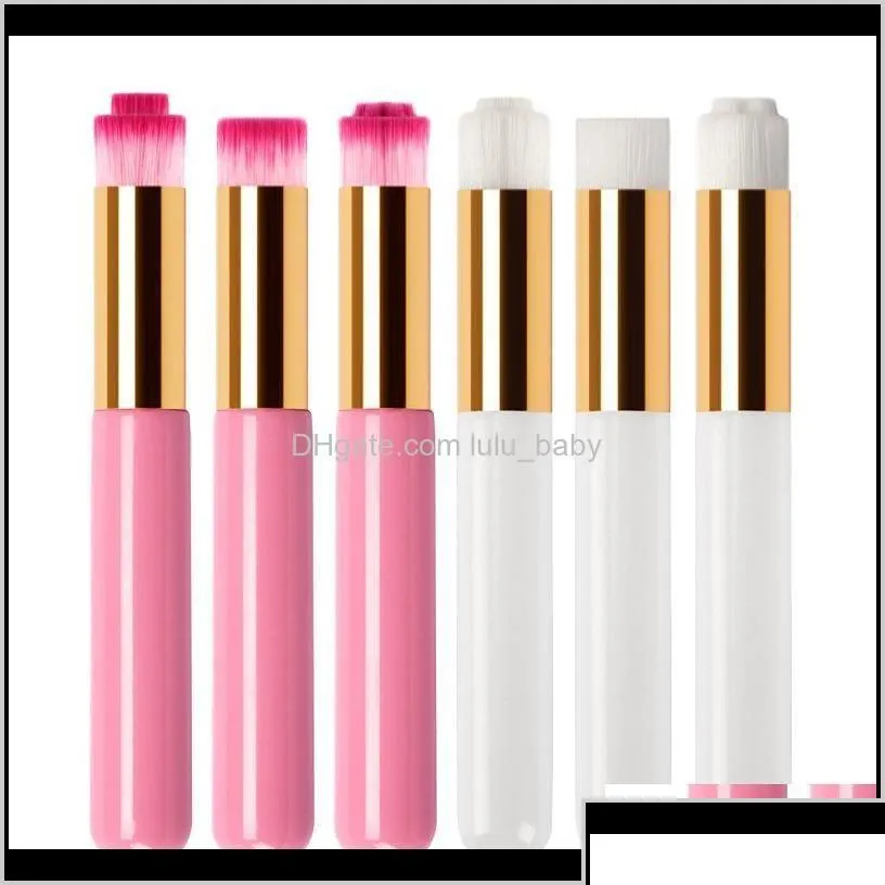 Cleaning Tools Accessories Professional Blackhead Brush Eye Lash Shampoo Eyebrow Nose Beauty Makeup Cleanser Pink White 3 Types Head Dhenh