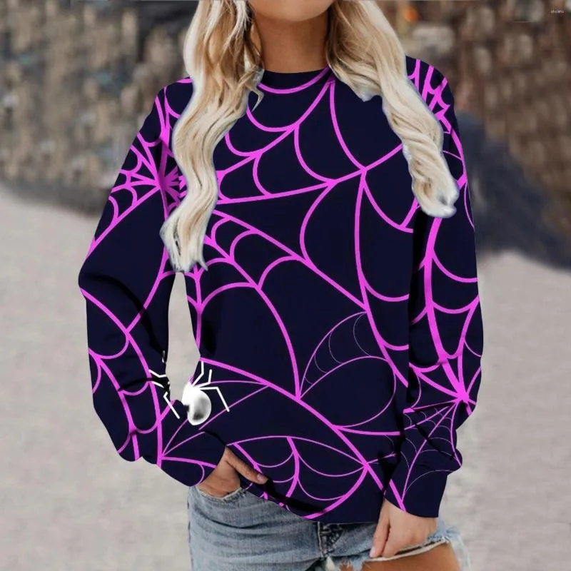 Stylish Womens Halloween Print Graphic Hoodies Women And