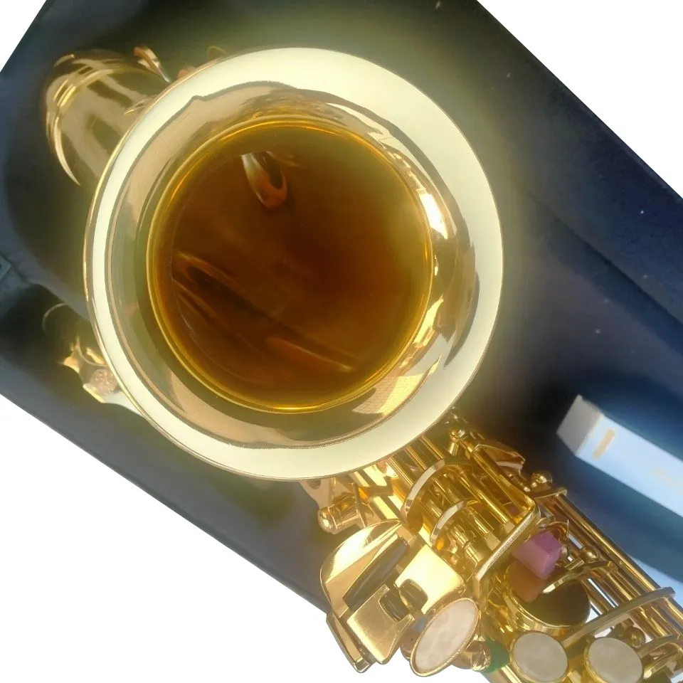 2023 Jupiter Jas-567 Alto EB Tune Saxophone Ny ankomst Mässing Gold Lacquer Music Instrument E-flat sax med falltillbehör