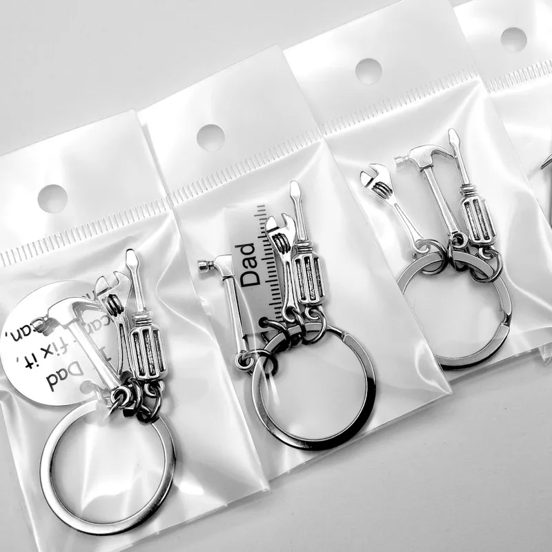 Keychains Lanyards Key Ring Rer Hammer Wrench Screwdriver Dad 39S Tool If Keychain Chain Accessories Cute Chains Drop Delivery Smtuy