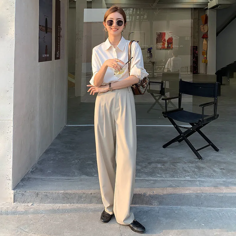 パンツ DEPARTMENT 5 Women Straight Pants DP0492TS0111 051 Beige Buckle-detail Dress Pants - Beige - Ladies | H&M US