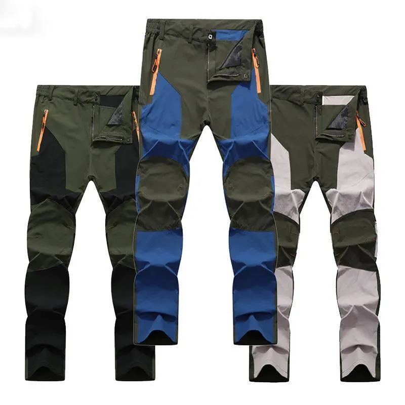 Traccetti da uomo Summer Scala Trekking Camping Men Pants Quick Resistente ai pantaloni da trekking impermeabili Attivo Impianto di pesca 4xl 230818