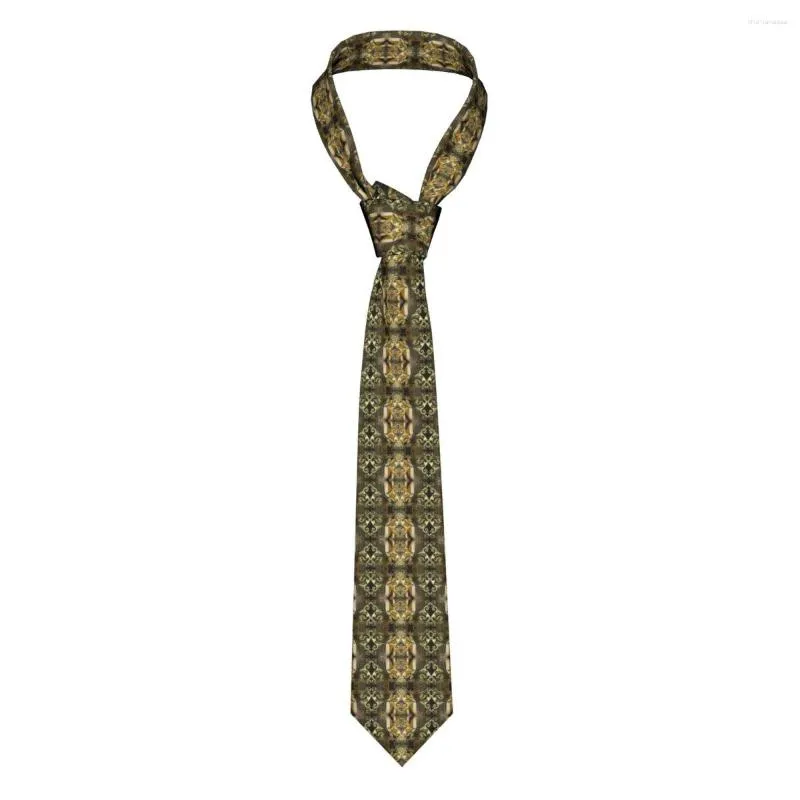 BOWIS Casual Agradhead chuda barokowa królewska vintage krawat szczupły krawat dla mężczyzn akcesoria