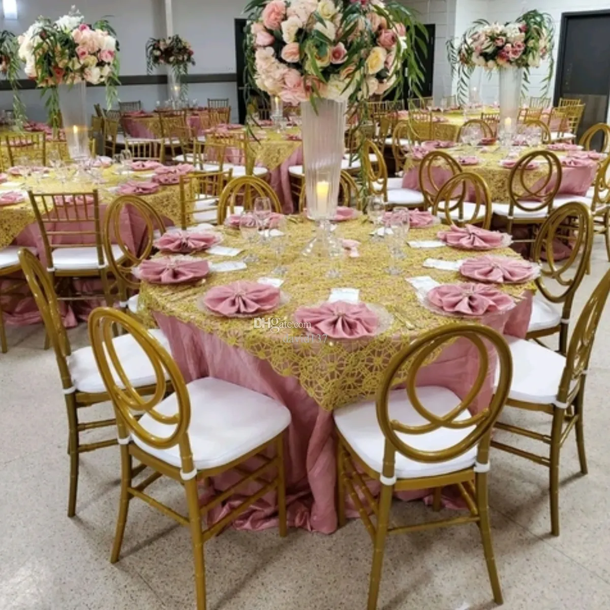 Luxury Wedding Chairs Gold For Wedding Reception Hotel Banquet