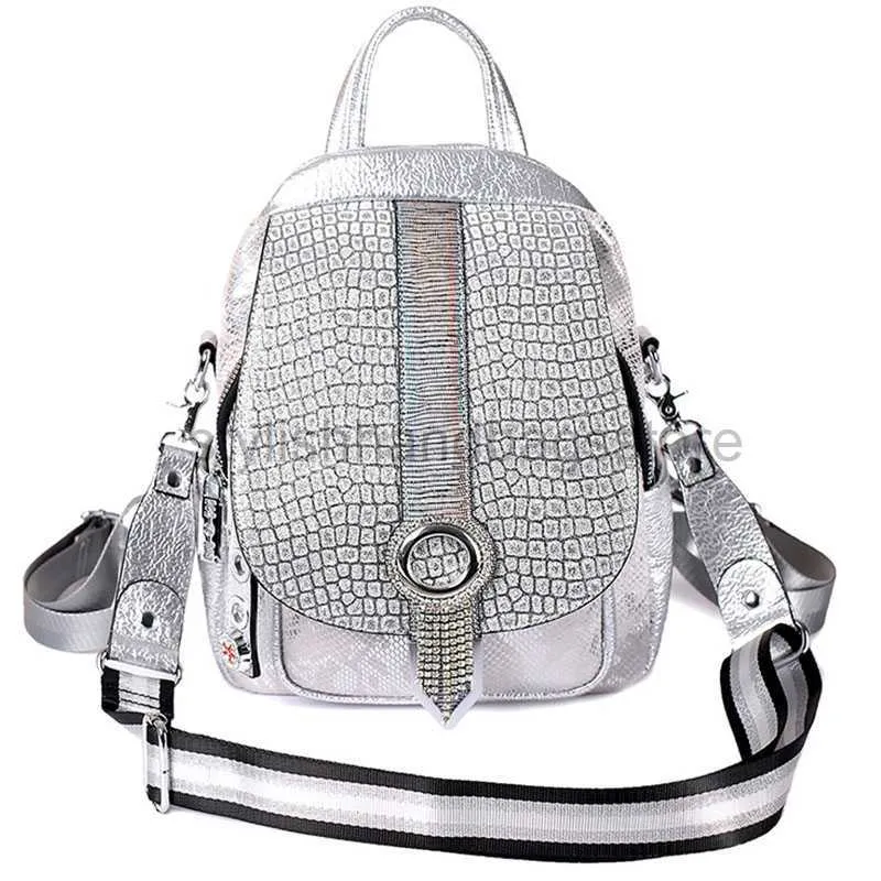 Дизайнерская сумка рюкзак стиль бренд роскошный дизайнерский дизайнер -страза дизайнерская сумочка с бриллиантами женская многофункциональная сумка серебряная рюкзакпакстакстиш -иуд.