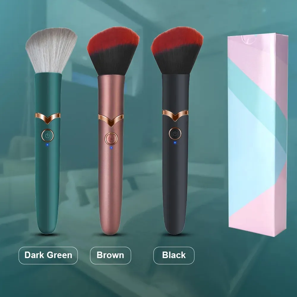 ☆ DHgate 10 단 전기 메이크업 브러시 진동기 여성, 실리콘, 방수, 핑크를위한 휴대용 USB 마사지 | 신상품 바로 구매