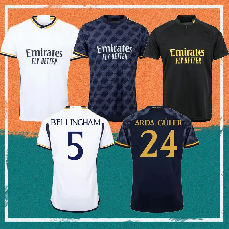 23/24 spelersversie CAMAVINGA RODRYGO voetbalshirt 2023 thuis #5 BELLINGHAM VINI JR MODRIC shirt KROOS RUDIGER TCHOUAMENI ARDA GULER voetbaluniform