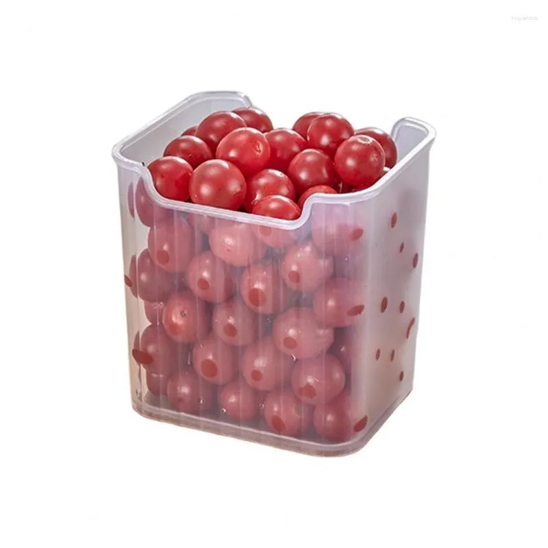 Lagringsflaskor Användbara sprickor-resistenta kylskåp Dispenser Egg Box Transparent High Capacity Basket For Kylskåp