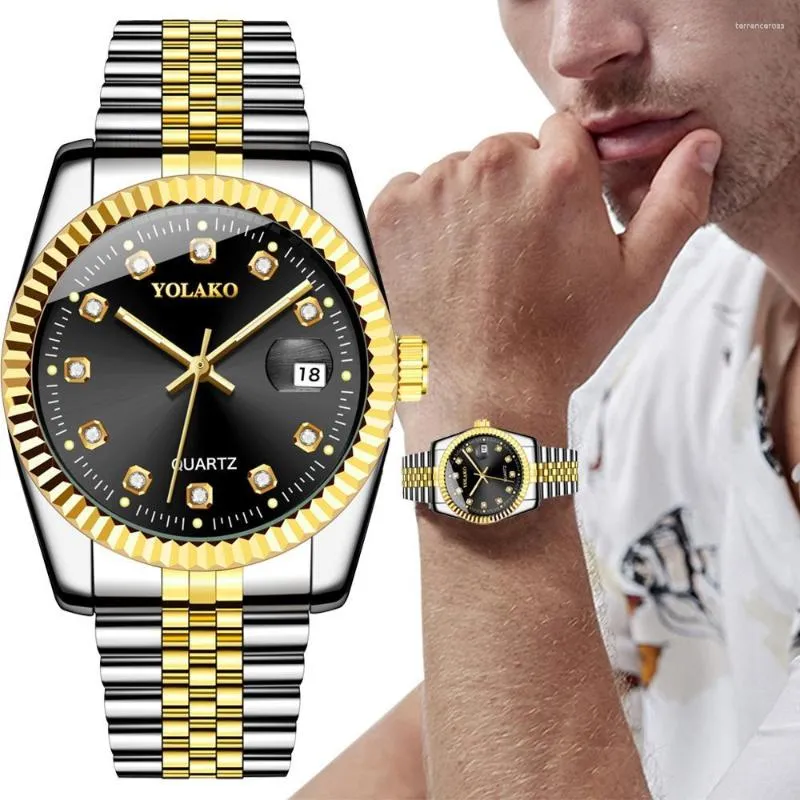 Armbanduhren Sdotter Fashion 2023 Top Brand Men Watches Quartz Edelstahl Relogio Maskulino Kalender Business Armbandwatch Montre Homme
