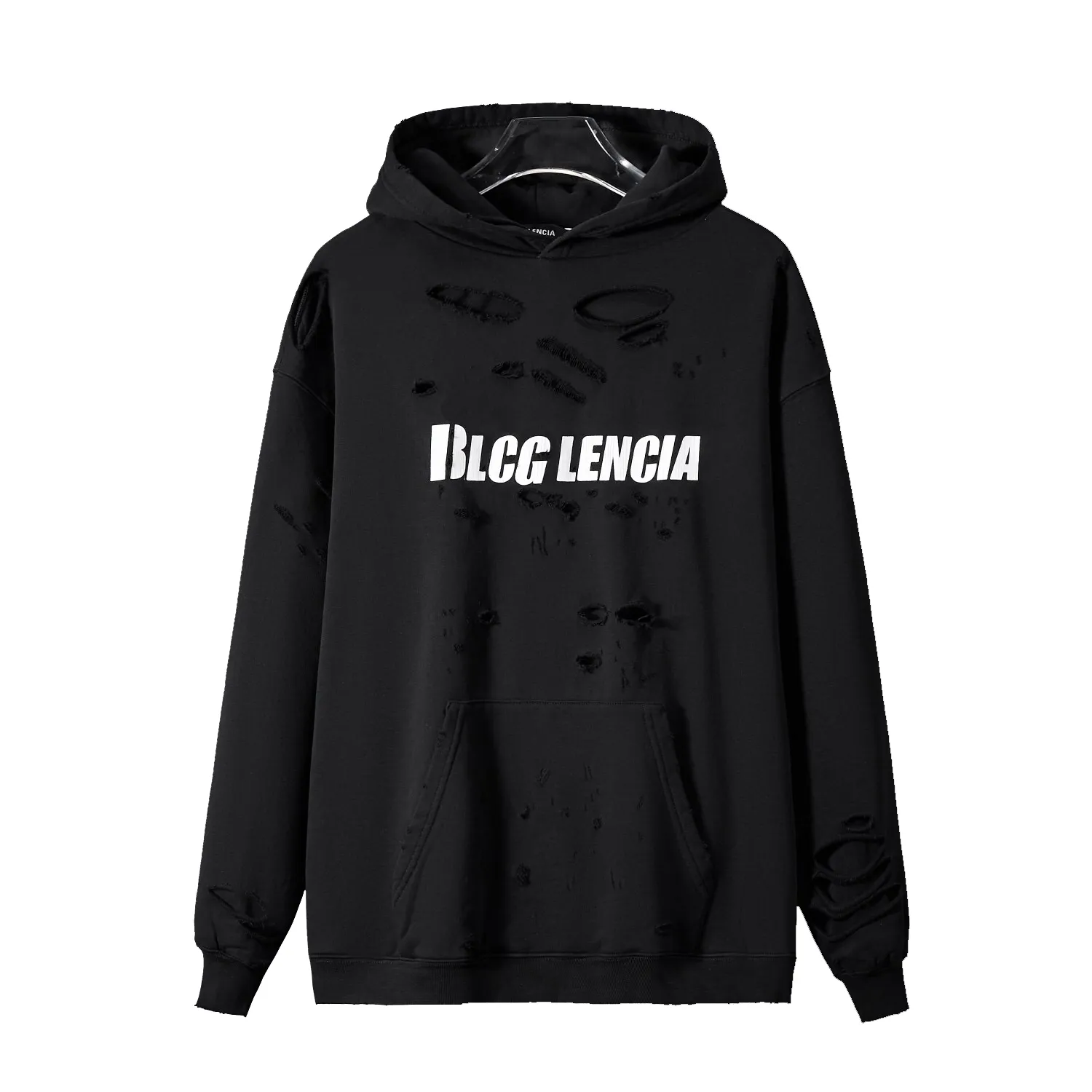 BLCG LENCIA Unisexe Automne Hiver Oversize Hoodies Hommes Carbonisé Compact Spinning Tissu Garde-robe Essentials Sweats Chauds Plus La Taille Marque Vêtements BLCG780