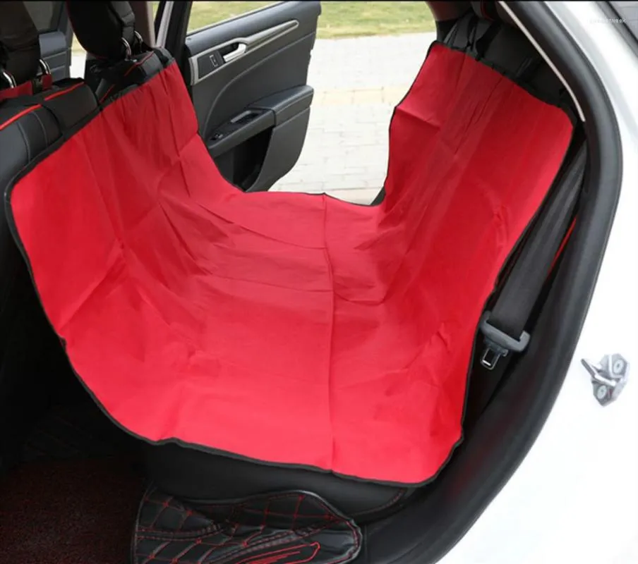 Dog Car Seat Covers Waterproof Rear Back Pet Cover Mats Carriers Hammock Protector With Safety Belt Transportin Travel Accessory