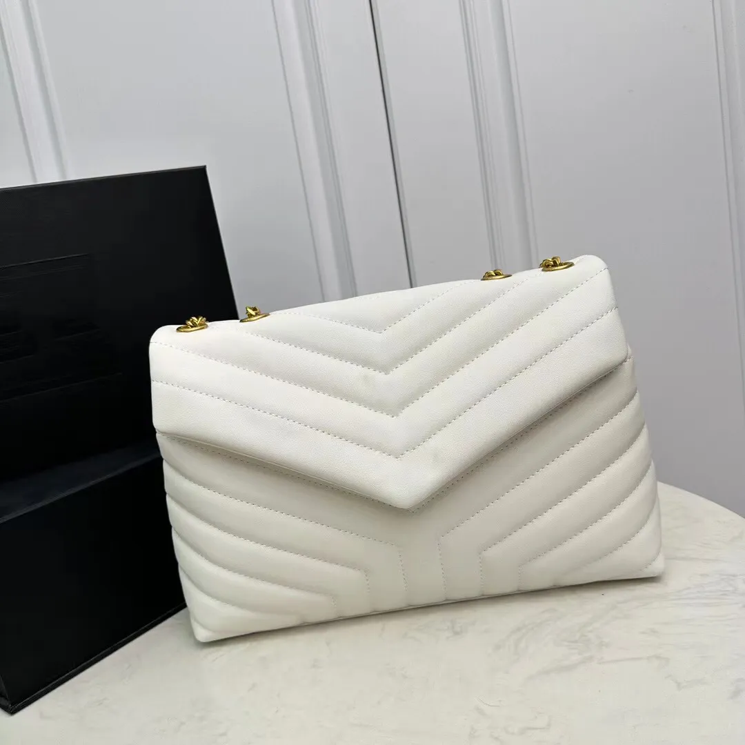 2023 Роскошные сумочки на плечах бренд бренд Loulou Y-образный дизайнерский дизайн-шва
