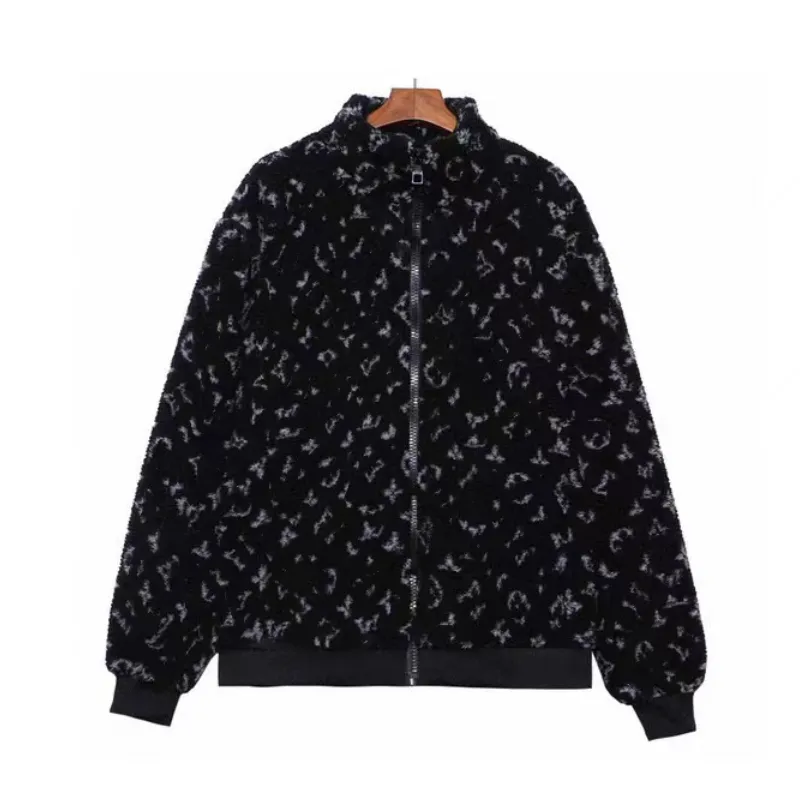 디자이너 남자 램 양모 재킷 고급 코트 풀 로고 v 패션 따뜻한 오버 코트 품질 스웨터 코트 코트 크기 m l xl xxl