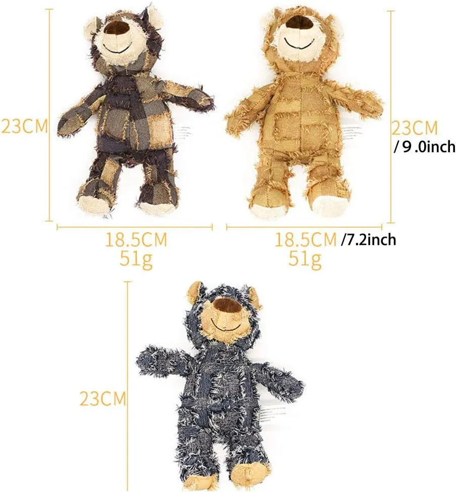 Plush Dolls Beggar Bear Dog Squeakers Toys Dog Plush Toy Wholesale