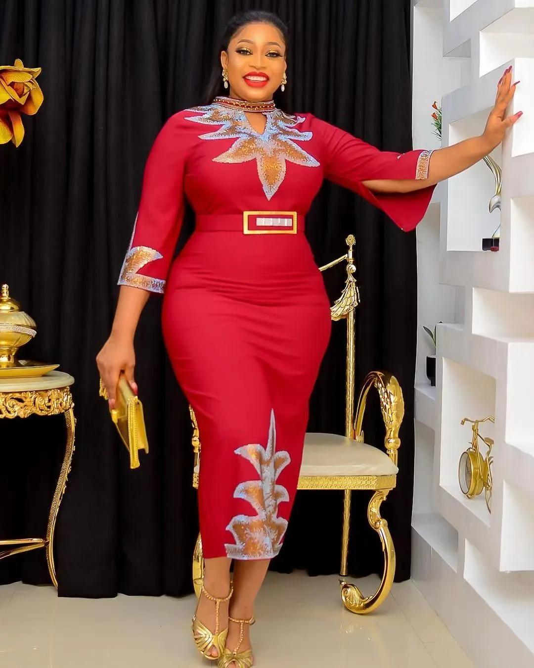 Ankara short gown for plus size best sale