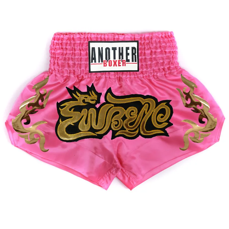 Troncos De Boxeo Pantalones Cortos De Boxeo Para Mujer Bordado Para Hombre  Pantalones Cortos De MMA Combate Profesional Kickboxing Boy Girl Training  Trunks Niños Muay Thai Pantalones 230820 De 14,02 €