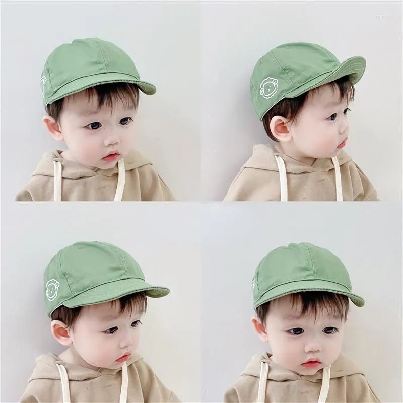 Hair Accessories Baseball Cap Cute Baby Hat For Boys Girls Spring Summer Solid Color Toddler Kids Hats Caps Outdoor 3-24 Months