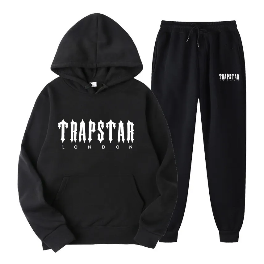 Trainingsanzug Herren Tech Trapstar Trainingsanzüge Hoodie Europa American Basketball Football Rugby Zweiteiler mit Damen Langarm Hoodie Jacke Hose Frühling