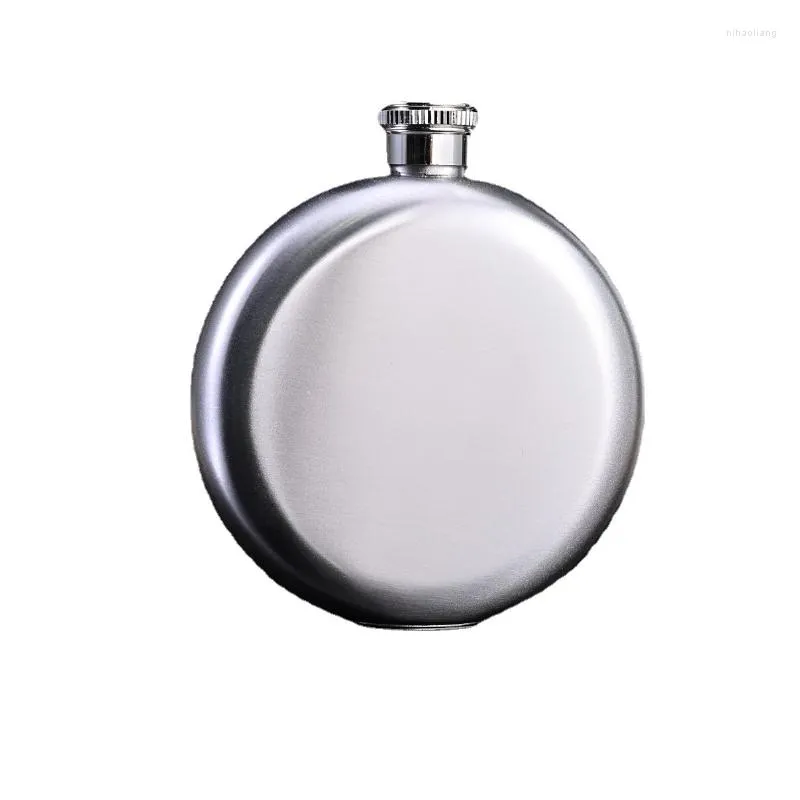 Hip Flasks Special Shaped Round Pot Square Portable 304 Stainless Steel Wine