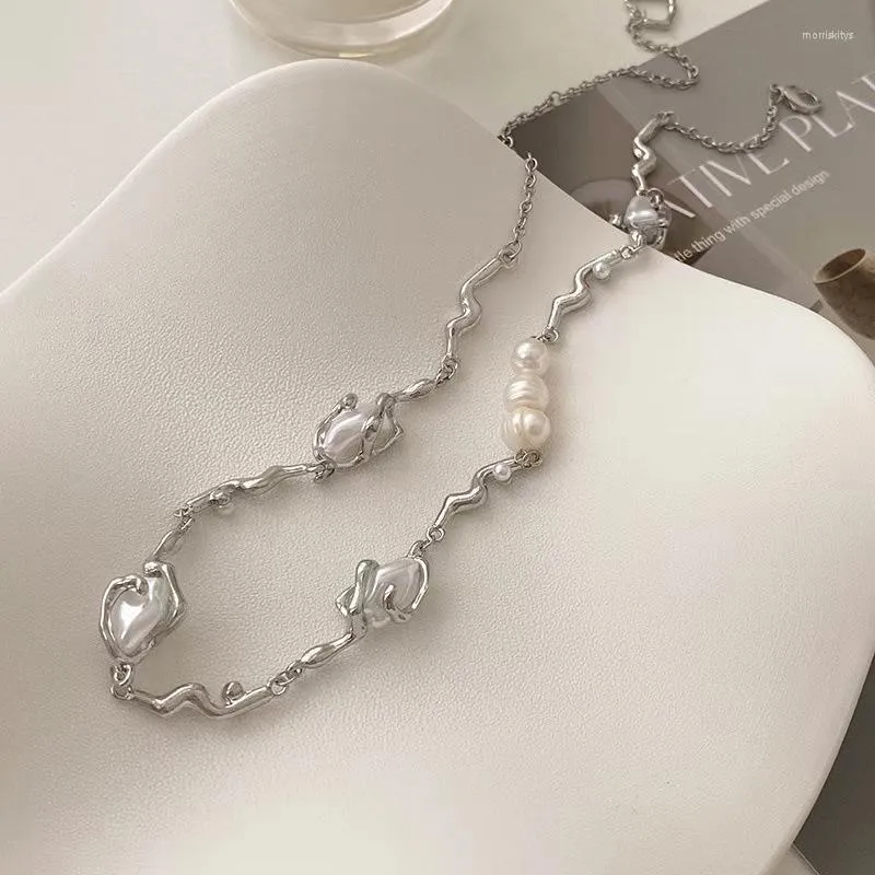 Chains So.Fine Jewelry Irregular Pearl Necklace For Woman Design