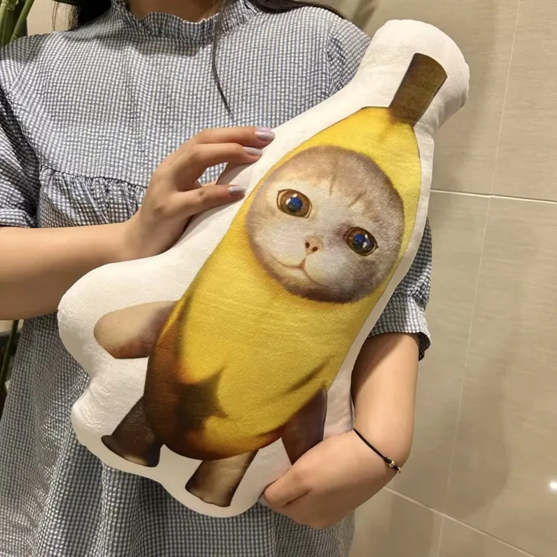  Cute Throw Pillow Stuffed Banana Toys Kawaii Banana