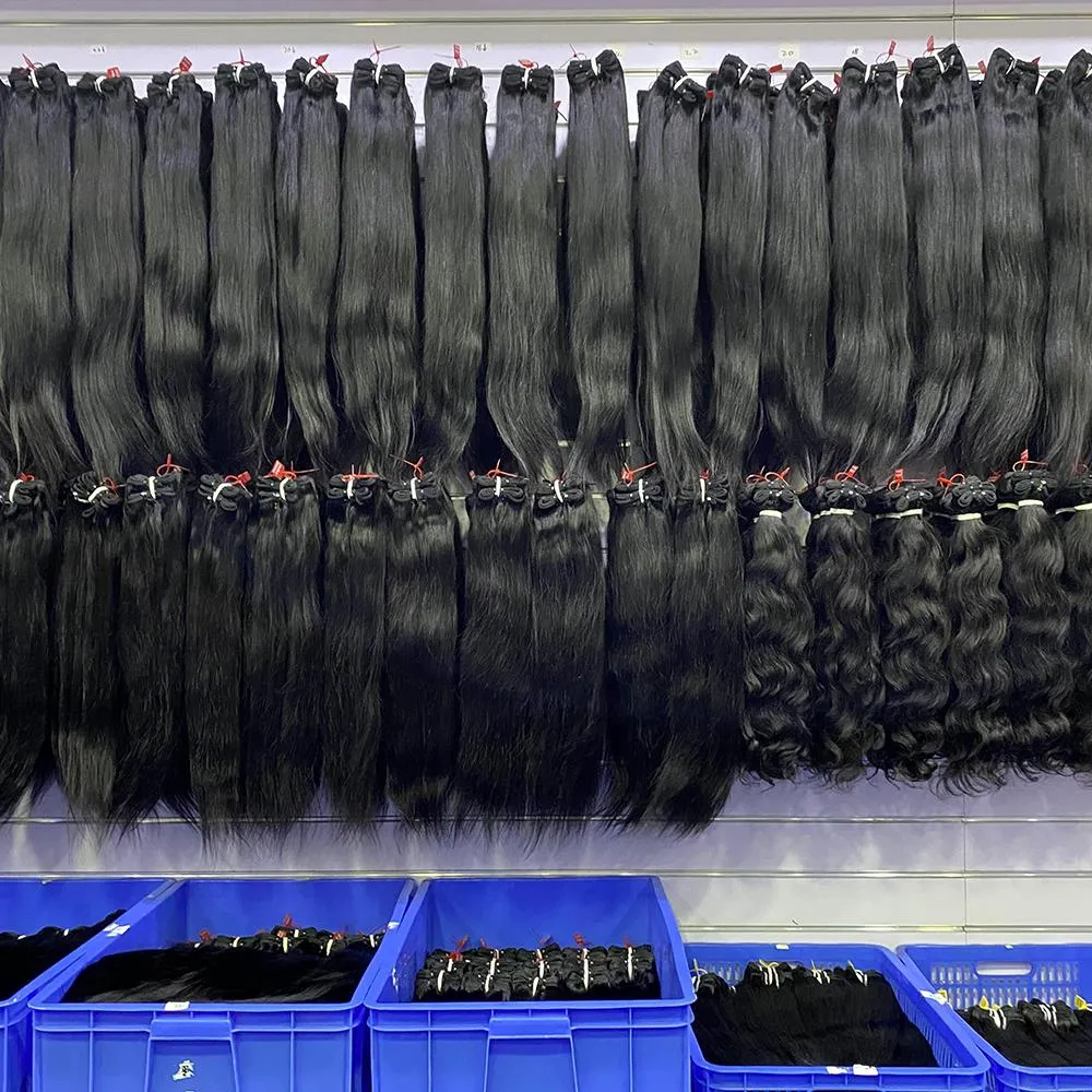 Pacacos por atacado 10pcs teu tecer pacote de cabelo humano reto de pacote de cabelo humano reto 30 extensões de pacote de 34 polegadas Remy