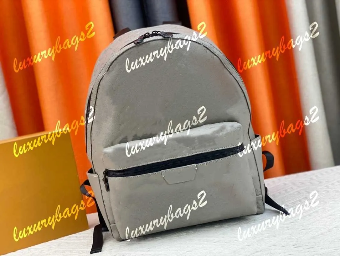 Discovery Eclipse Men Backpack Style Menções Designer Mochilas para Book Fashion Back Pack Bags M46553 Couro genuíno 38cm 4 cores
