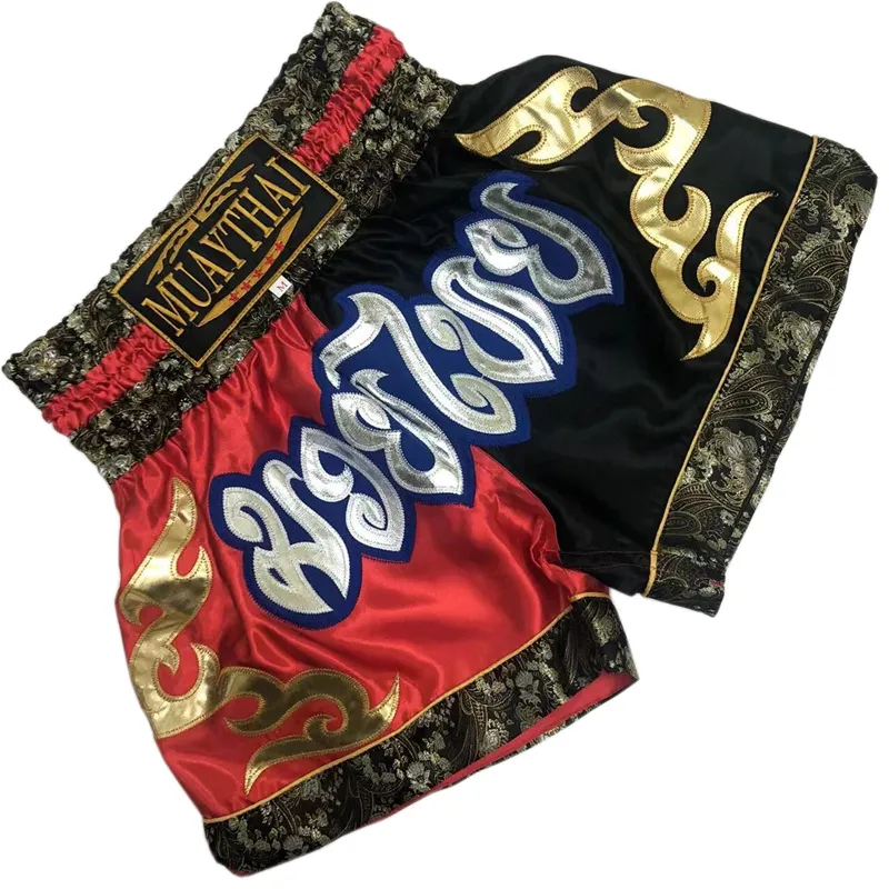 Boxe Trunks Hommes Femmes Enfants Muay Thai Boxe Shorts Adolescents Kickboxing Fighting MMA Trunks Sanda Grappling Bjj Sports Short Pants 230820