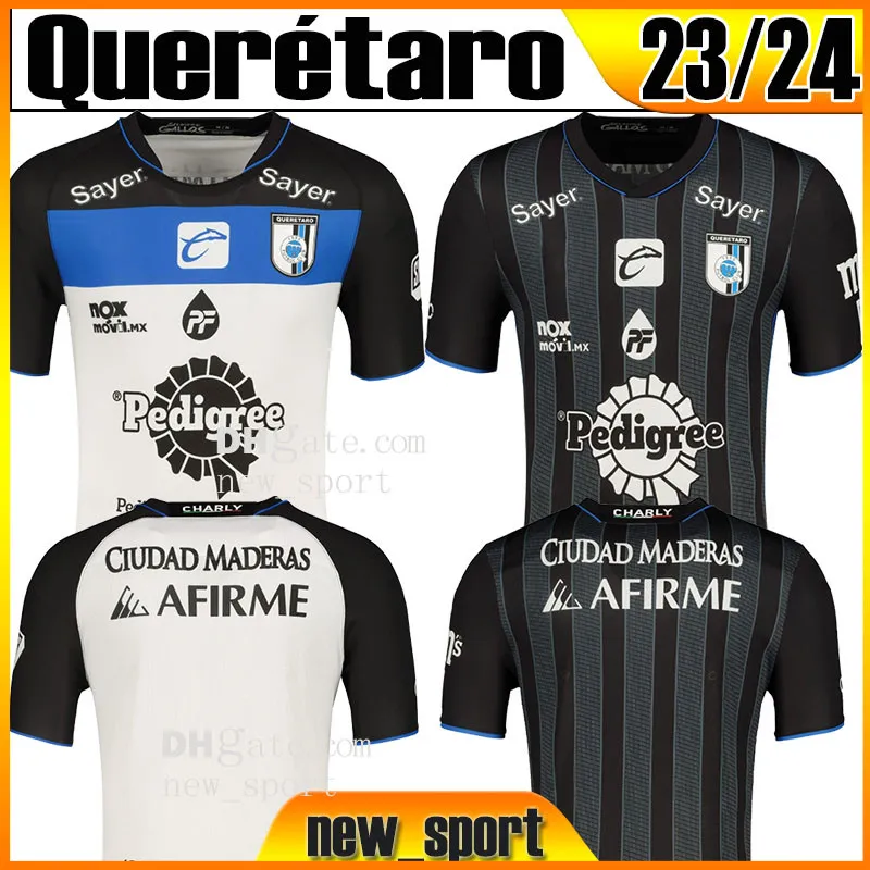 3XL LIGA MX 2023 2024 Queretaro FC 축구 유니폼 Pablo Barrera Sepulveda Escamilla Clifford Aboagye 23 24 축구 셔츠