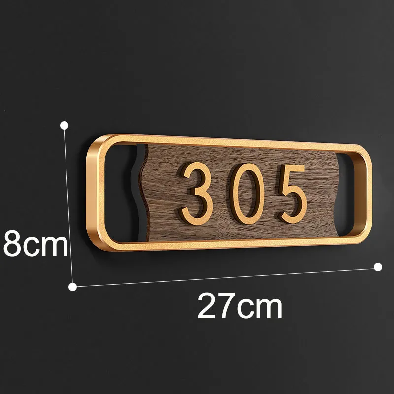 Self Adhesive Acrylic House Number Plate 27cm X 8cm... From Cong09, $21 ...