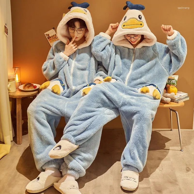 Combinaison pyjama couple Animaux