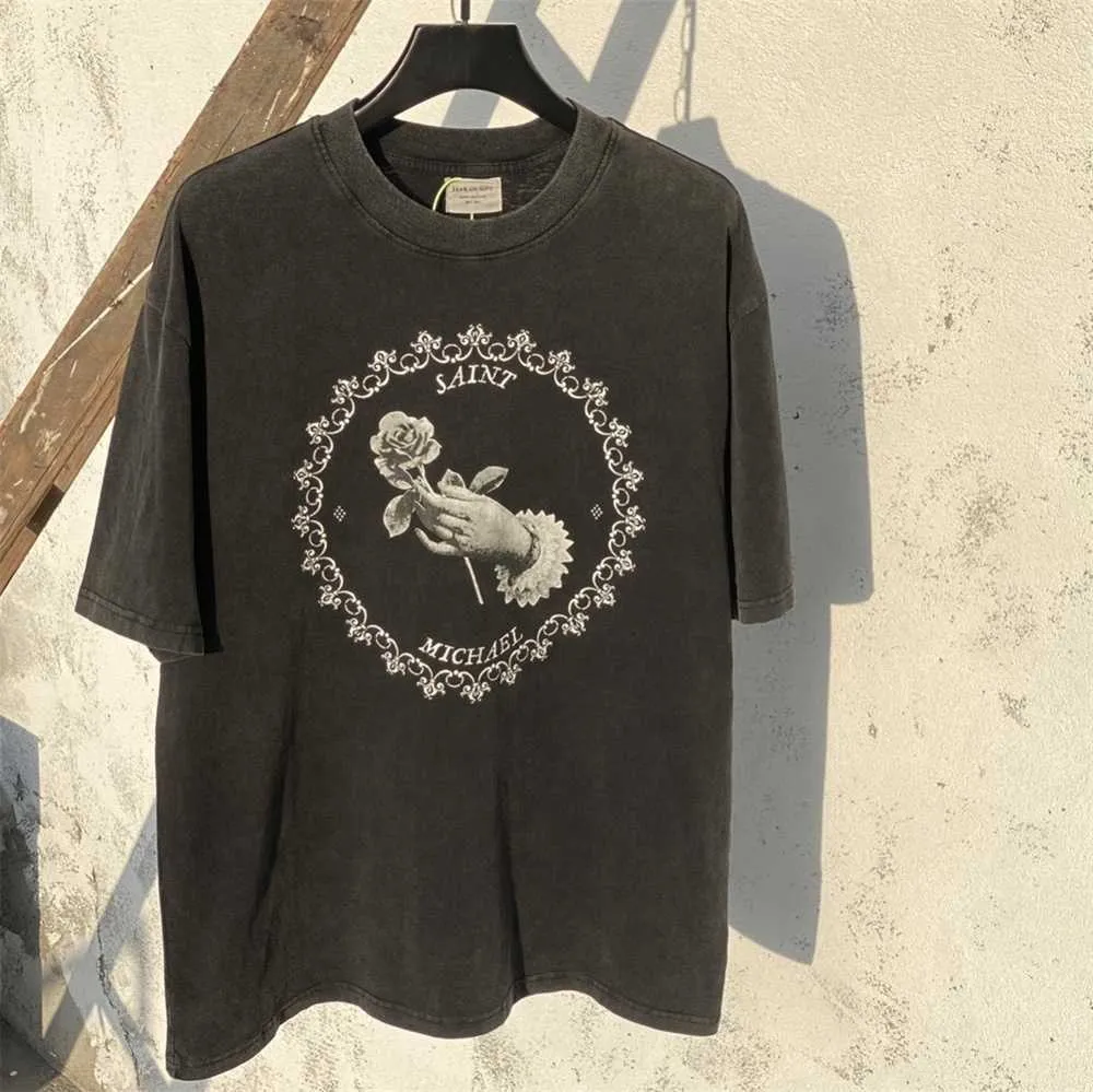 Vintage Wash Mens Graphic Tee - Pigeon Print Short Sleeve T