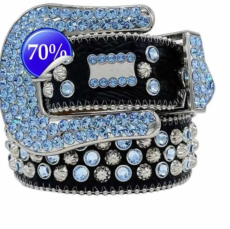 디자이너 럭셔리 BB 벨트 남성용 여성용 여성 반짝이는 다이아몬드 벨트 검은 색 블루 흰색 멀티 컬러에 블링 라인톤 선물로 선물 2023L