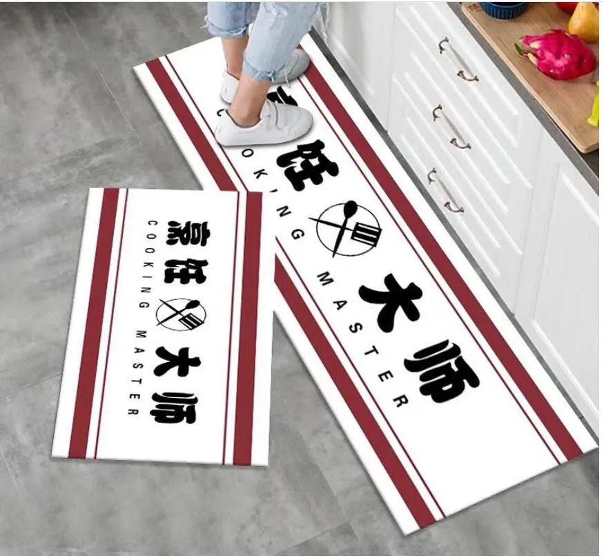 Top Quality Modern Printed Rugs for Kitchen Striped 3D Pattern Bedroom Living Room Hallway Carpet AntiSlip Bathroom Floor Mats 20230820A02