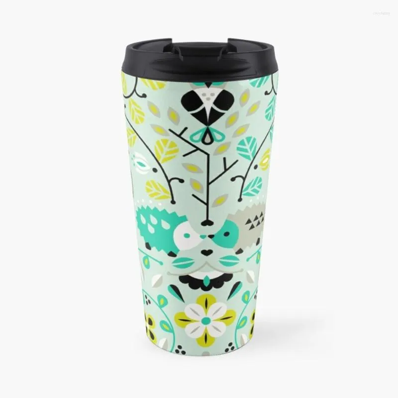 Bouteilles d'eau Hedgehog Lovers Travel Coffee Mug Tasse isotherme pour
