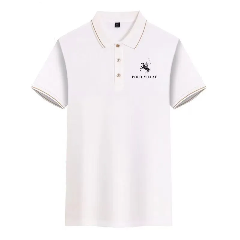 mens polo mens polos designer polos mode affaires classiques revers simples loisirs haute qualité décontracté respirant mens t-shirt à manches courtes en été mens outdoor