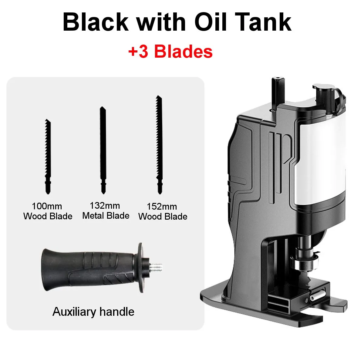 Portable Reciprocating Saw Adapter Electric Drill Modified To Electric Saw Wood Metal Cutting Tool with Oil Tank Saw Blade