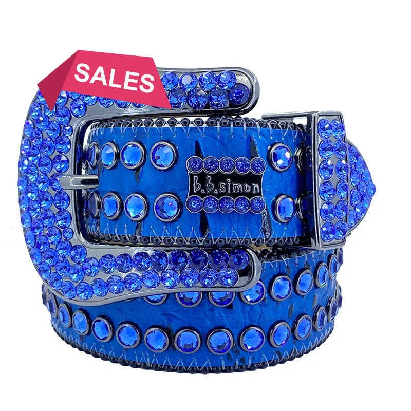 1DESIGNER BB SIMON BELTS MON FORMEMEN SHOMINY DIAMOND BELT BLACK ON BLACK BLICH WHITE MULTICOLOUR