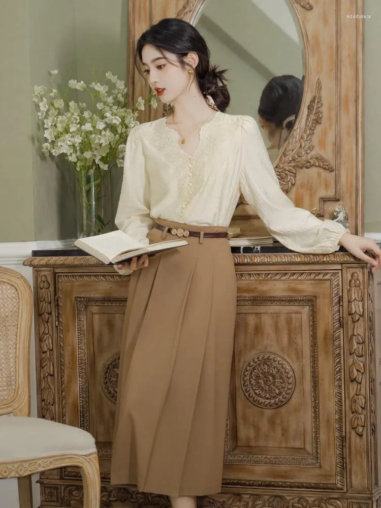 Vintage chiffon skirt dresses top