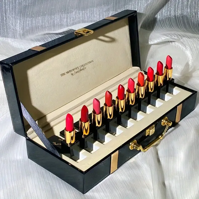 Deer 24 Lipstick Set 10 Long Lasting Colors, Waterproof Velvet, Smooth ...