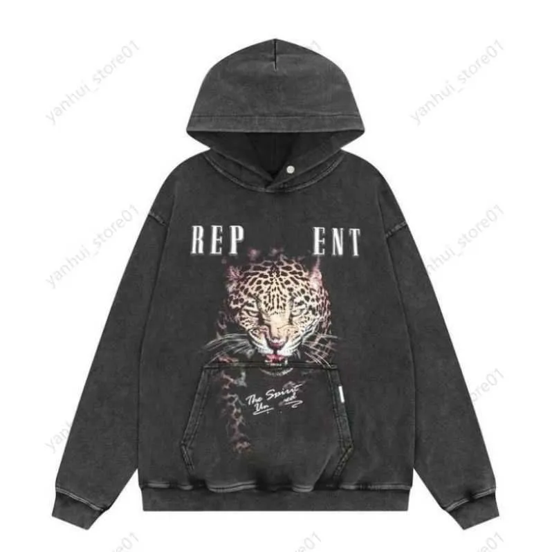 2023 New Hoodies Sweatshirts Designer Letter masculino Reprresent Brand Wild Casual Casual Americano Casal Longo Casal Roupas de Casas Meninas Capuz de Mulheres YH27