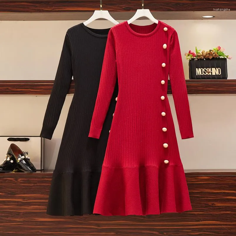 Womens Knitted Long Sleeve A Line Dress, Casual O Neck | DHgate Womens Knitted Long Sleeve A Line Dress, Casual O Neck | DHgate