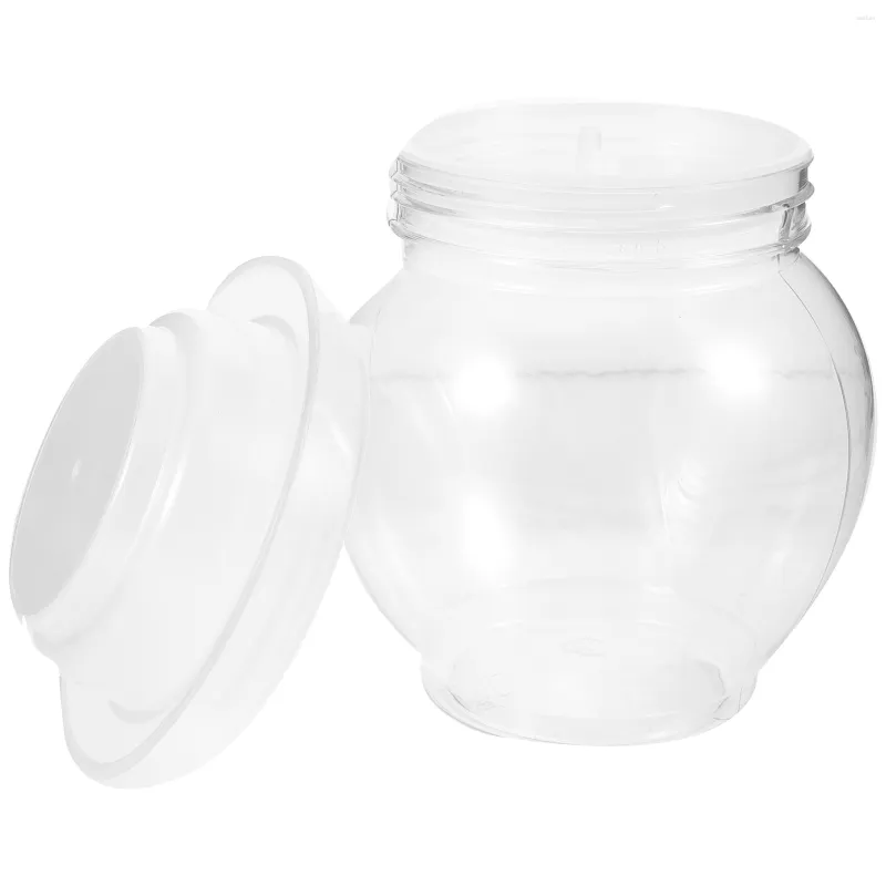 Tasses Hermétique Bocal De Fermentation Décapage Contenants Alimentaires En Plastique Bouteille Cornichon Ménage Cuisine Maison